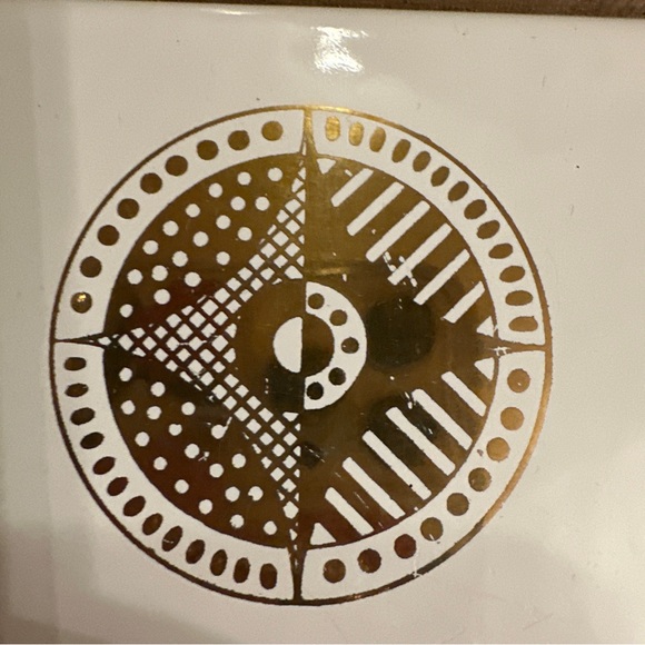 Georges Briard Woodland Starburst Charcuterie Wood and Tile Cheese Board - Picture 10 of 10